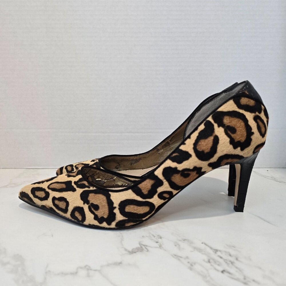 Sam Edelman Leopard Print Heels - Picture 3 of 5